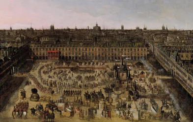 Der Place Royale und das Karussell im Jahr 1612